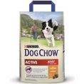 DOG CHOW Adult ACTIVE, cu Pui şi Orez 2,5kg