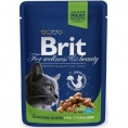 Plic felii pui pisici sterilizate - BRIT PREMIUM hrana umeda brit