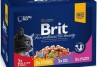 Pachet plicuri pentru pisici-12x100g - BRIT PREMIUM